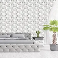 DeCorner - Self Adhesive Wallpaper for Walls (MarbleHexa) Extra Large Size (300x40) Cm Wall Stickers for Bedroom | Wall Stickers for Living Room | Wall Stickers for Kitchen | Pack of-1-thumb2