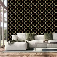 DeCorner - Self Adhesive Wallpaper for Walls (GoldStampFlower) Extra Large Size (300x40) Cm Wall Stickers for Bedroom | Wall Stickers for Living Room | Wall Stickers for Kitchen | Pack of-1-thumb4