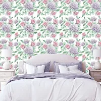 DeCorner - Self Adhesive Wallpaper for Walls (Bengal Rose) Extra Large Size (300x40) Cm Wall Stickers for Bedroom | Wall Stickers for Living Room | Wall Stickers for Kitchen | Pack of-1-thumb4