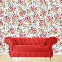 DeCorner - Self Adhesive Wallpaper for Walls (PeacockTexture) Extra Large Size (300x40) Cm Wall Stickers for Bedroom | Wall Stickers for Living Room | Wall Stickers for Kitchen | Pack of-1-thumb2