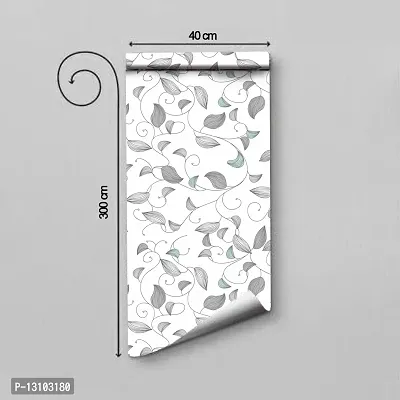 WALLWEAR - Self Adhesive Wallpaper For Walls And Wall Sticker For Home D&eacute;cor (JaydaPatti) Extra Large Size (300x40cm) 3D Wall Papers For Bedroom, Livingroom, Kitchen, Hall, Office Etc Decorations-thumb2