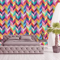 DeCorner - Self Adhesive Wallpaper for Walls (RainbowStrip) Extra Large Size (300x40) Cm Wall Stickers for Bedroom | Wall Stickers for Living Room | Wall Stickers for Kitchen | Pack of-1-thumb3