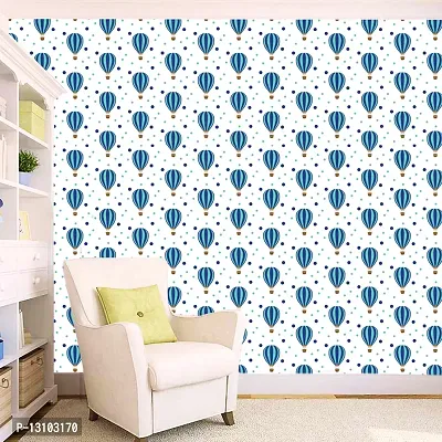 WALLWEAR - Self Adhesive Wallpaper For Walls And Wall Sticker For Home D&eacute;cor (HotAirBaloon) Extra Large Size (300x40cm) 3D Wall Papers For Bedroom, Livingroom, Kitchen, Hall, Office Etc Decorations-thumb3