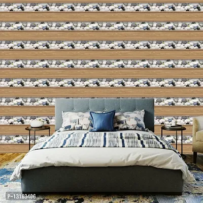 Self Adhesive Wallpapers (MarbleShelf) Wall Stickers Extra Large (300x40cm) for Bedroom | Livingroom | Kitchen | Hall Etc-thumb3