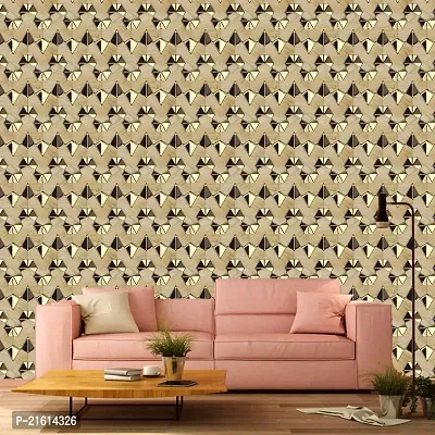 DeCorner - Self Adhesive Wallpaper for Walls (GoldPyramite) Extra Large Size (300x40) Cm Wall Stickers for Bedroom | Wall Stickers for Living Room | Wall Stickers for Kitchen | Pack of-1-thumb4