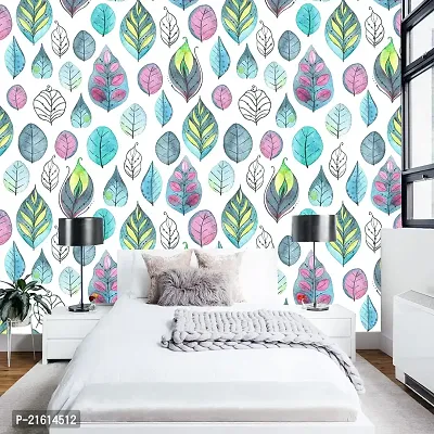 DeCorner - Self Adhesive Wallpaper for Walls (Forest Leaf) Extra Large Size (300x40) Cm Wall Stickers for Bedroom | Wall Stickers for Living Room | Wall Stickers for Kitchen | Pack of-1-thumb5