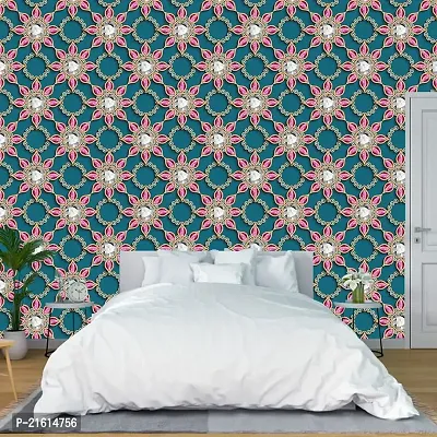 DeCorner - Self Adhesive Wallpaper for Walls (JewelleryFlower) Extra Large Size (300x40) Cm Wall Stickers for Bedroom | Wall Stickers for Living Room | Wall Stickers for Kitchen | Pack of-1-thumb3