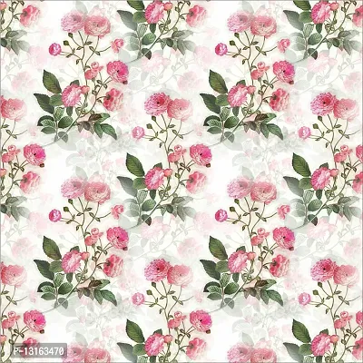 Self Adhesive Wallpapers (PinkMarigold) Wall Stickers Extra Large (300x40cm) for Bedroom | Livingroom | Kitchen | Hall Etc