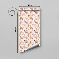 Self Adhesive Wallpapers (PotTea) Wall Stickers Extra Large (300x40cm) for Bedroom | Livingroom | Kitchen | Hall Etc-thumb1