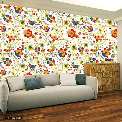 Self Adhesive Wallpapers (SparrowFlower) Wall Stickers Extra Large (300x40cm) for Bedroom | Livingroom | Kitchen | Hall Etc-thumb4