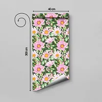 Self Adhesive Wallpapers (Phulwari) Wall Stickers Extra Large (300x40cm) for Bedroom | Livingroom | Kitchen | Hall Etc-thumb1