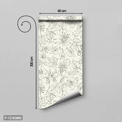 WALLWEAR - Self Adhesive Wallpaper For Walls And Wall Sticker For Home D&eacute;cor (BlastFlower) Extra Large Size (300x40cm) 3D Wall Papers For Bedroom, Livingroom, Kitchen, Hall, Office Etc Decorations-thumb2