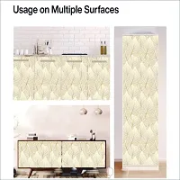 WALLWEAR - Self Adhesive Wallpaper For Walls And Wall Sticker For Home D&eacute;cor (GoldenPipleLeaf) Extra Large Size (300x40cm) 3D Wall Papers For Bedroom, Livingroom, Kitchen, Hall, Office Etc Decorations-thumb4