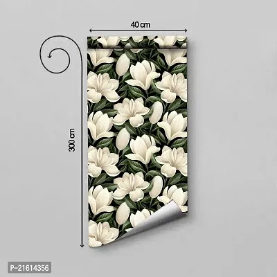 DeCorner - Self Adhesive Wallpaper for Walls (PatelFlower) Extra Large Size (300x40) Cm Wall Stickers for Bedroom | Wall Stickers for Living Room | Wall Stickers for Kitchen | Pack of-1-thumb2