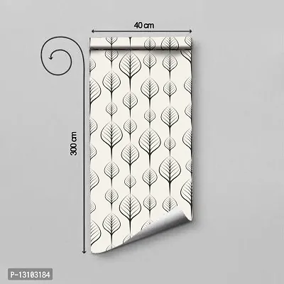 WALLWEAR - Self Adhesive Wallpaper For Walls And Wall Sticker For Home D&eacute;cor (JointLeaf) Extra Large Size (300x40cm) 3D Wall Papers For Bedroom, Livingroom, Kitchen, Hall, Office Etc Decorations-thumb2