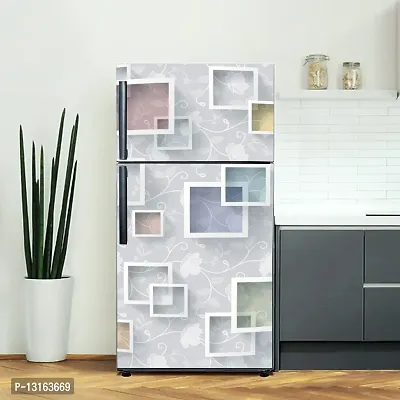 Self Adhesive Fridge Sticker Single/Double Door Full Size (160x60) Cm Fridge Stickers | Refrigerator Wall Stickers for Kitchen Decoration | Sticker for Fridge Door (DibbePeDibba)