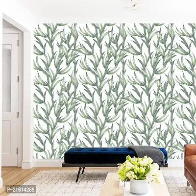 DeCorner - Self Adhesive Wallpaper for Walls (Bamboo Leaves) Extra Large Size (300x40) Cm Wall Stickers for Bedroom | Wall Stickers for Living Room | Wall Stickers for Kitchen | Pack of-1-thumb3