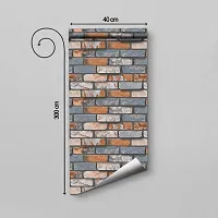 DeCorner - Self Adhesive Wallpaper for Walls (BrickWall) Extra Large Size (300x40) Cm Wall Stickers for Bedroom | Wall Stickers for Living Room | Wall Stickers for Kitchen | Pack of-1-thumb3