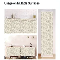 WALLWEAR - Self Adhesive Wallpaper For Walls And Wall Sticker For Home D&eacute;cor (SwastikTexture) Extra Large Size (300x40cm) 3D Wall Papers For Bedroom, Livingroom, Kitchen, Hall, Office Etc Decorations-thumb4