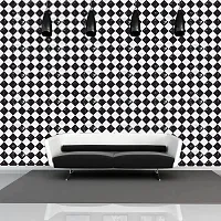 WALLWEAR - Self Adhesive Wallpaper For Walls And Wall Sticker For Home D&eacute;cor (ChessMarble) Extra Large Size (300x40cm) 3D Wall Papers For Bedroom, Livingroom, Kitchen, Hall, Office Etc Decorations-thumb2