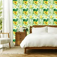 Self Adhesive Wallpapers (WildFlower) Wall Stickers Extra Large (300x40cm) for Bedroom | Livingroom | Kitchen | Hall Etc-thumb3