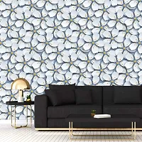 DeCorner - Self Adhesive Wallpaper for Walls (GreyFlower) Extra Large Size (300x40) Cm Wall Stickers for Bedroom | Wall Stickers for Living Room | Wall Stickers for Kitchen | Pack of-1-thumb3