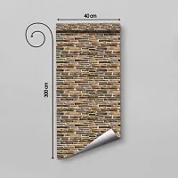 DeCorner - Self Adhesive Wallpaper for Walls (StripBrick) Extra Large Size (300x40) Cm Wall Stickers for Bedroom | Wall Stickers for Living Room | Wall Stickers for Kitchen | Pack of-1-thumb3