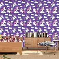 WALLWEAR - Self Adhesive Wallpaper For Walls And Wall Sticker For Home D&eacute;cor (UniconeCloud) Extra Large Size (300x40cm) 3D Wall Papers For Bedroom, Livingroom, Kitchen, Hall, Office Etc Decorations-thumb3