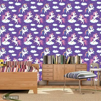 WALLWEAR - Self Adhesive Wallpaper For Walls And Wall Sticker For Home D&eacute;cor (UniconeCloud) Extra Large Size (300x40cm) 3D Wall Papers For Bedroom, Livingroom, Kitchen, Hall, Office Etc Decorations-thumb4