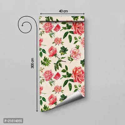 DeCorner - Self Adhesive Wallpaper for Walls (Flower Spirit) Extra Large Size (300x40) Cm Wall Stickers for Bedroom | Wall Stickers for Living Room | Wall Stickers for Kitchen | Pack of-1-thumb2