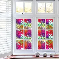 Designer Self Adhesive Vinyl Window Privacy Film Decorative Stickers Large Size (60x200Cm) Glass Film Window Stickers for Home Glass Bathroom Colourful Window Sticker for Glass-thumb2