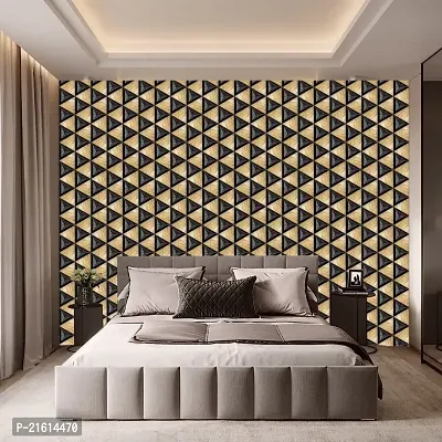 DeCorner - Self Adhesive Wallpaper for Walls (BlackMadAngle) Extra Large Size (300x40) Cm Wall Stickers for Bedroom | Wall Stickers for Living Room | Wall Stickers for Kitchen | Pack of-1-thumb3