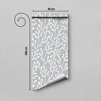 WALLWEAR - Self Adhesive Wallpaper For Walls And Wall Sticker For Home D&eacute;cor (GreyKaliya) Extra Large Size (300x40cm) 3D Wall Papers For Bedroom, Livingroom, Kitchen, Hall, Office Etc Decorations-thumb1