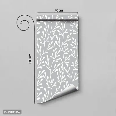 WALLWEAR - Self Adhesive Wallpaper For Walls And Wall Sticker For Home D&eacute;cor (GreyKaliya) Extra Large Size (300x40cm) 3D Wall Papers For Bedroom, Livingroom, Kitchen, Hall, Office Etc Decorations-thumb2