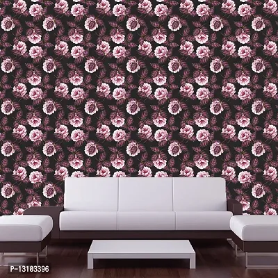 WALLWEAR - Self Adhesive Wallpaper For Walls And Wall Sticker For Home D&eacute;cor (WineLeafFlower) Extra Large Size (300x40cm) 3D Wall Papers For Bedroom, Livingroom, Kitchen, Hall, Office Etc Decorations-thumb3