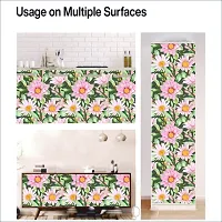 Self Adhesive Wallpapers (Phulwari) Wall Stickers Extra Large (300x40cm) for Bedroom | Livingroom | Kitchen | Hall Etc-thumb4