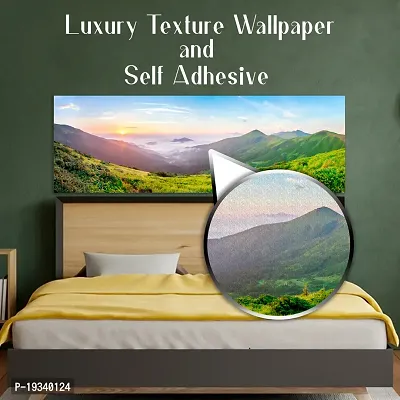 DeCorner Premium Textured Beautiful Landscape Painting Wallpaper For Bedroom Wall | Self Adhesive Large Size (6ft x 2ft) For Double Bed | Premium Material Wallpaper | HD Print Wallpaper.-thumb4