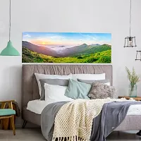 DeCorner Premium Textured Beautiful Landscape Painting Wallpaper For Bedroom Wall | Self Adhesive Large Size (6ft x 2ft) For Double Bed | Premium Material Wallpaper | HD Print Wallpaper.-thumb1