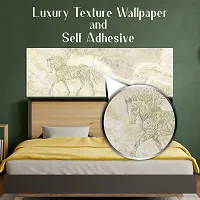 DeCorner Premium Textured Horse Abstract Painting Wallpaper For Bedroom Wall | Self Adhesive Large Size (6ft x 2ft) For Double Bed | Premium Material Wallpaper | HD Print Wallpaper.-thumb2