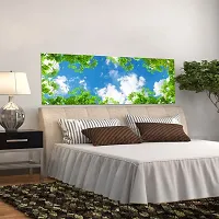 DeCorner Premium Sky Fron Green Window Painting Wallpaper For Bedroom Wall | Self Adhesive Large Size (6ft x 2ft) For Double Bed | Premium Material Wallpaper | HD Print Wallpaper.-thumb2