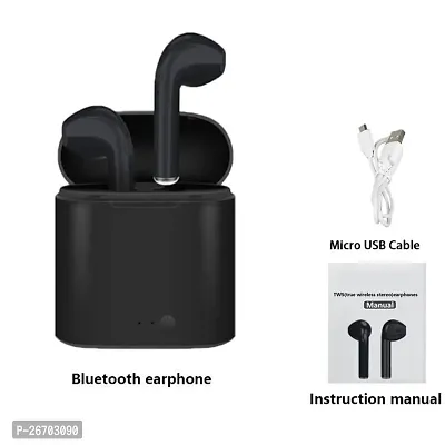 i7S TWS Twins Wireless Bluetooth Earphone with Mic Bluetooth Headset-thumb0