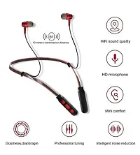 b11 bluetooth neckband Black in colour with single ear BT both are best sound quality.-thumb2