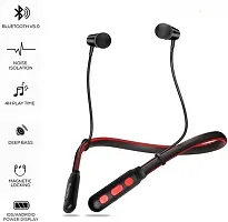 b11 bluetooth neckband Black in colour with single ear BT both are best sound quality.-thumb4