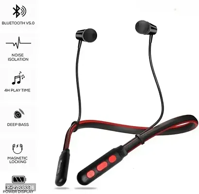 b11 bluetooth neckband Black in colour with single ear BT both are best sound quality.-thumb5