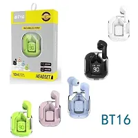 Latest Transparent Ultra -pods Earbuds 8D Stereo Audio, 15 Hours Playtime With Carry Case Bluetooth Gaming Headset (Multicolour, True Wireless)-thumb2