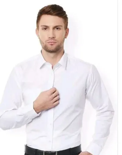 Stylish Long Sleeve Solid Formal Shirt For Men