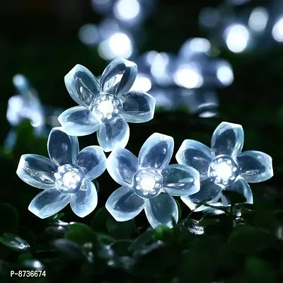 16 LED 4 Meter Blossom Flower Fairy String Lights, Christmas Lights (cool white)