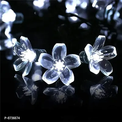 16 LED 4 Meter Blossom Flower Fairy String Lights, Christmas Lights (cool white)-thumb4