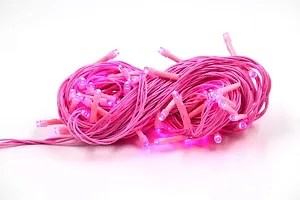 (12 Meter) Pixel, Copper Wire LED String Fairy Rice Lights for Home (Pink, Pack of 2)-thumb4