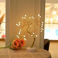 36Led Pearl Tree Lights, DIY Artificial Bonsai, USB/Battery Powered Touch Switch, Fairy Light Tree Lamp for Christmas Party Home Decoration (Pearl Leaf )-thumb1